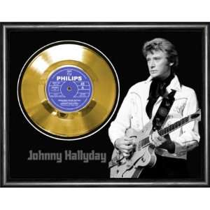  Johnny Hallyday Requiem Pour Un Fou Framed Gold Record 