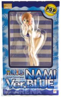 Megahouse One Piece Nami Blue Bikini POP 1/8 Japan Figure Authentic 