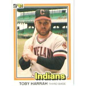  1981 Donruss # 318 Toby Harrah Cleveland Indians Baseball 