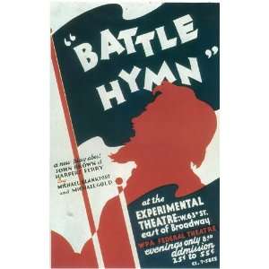  Battle Hymn (Broadway)   Movie Poster   27 x 40