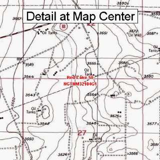   Map   Red Lake SE, New Mexico (Folded/Waterproof)