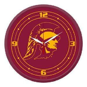  USC Trojans NCAA Round Wall Clock: Sports & Outdoors