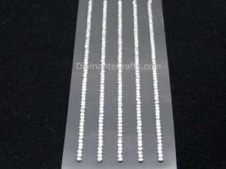 300 x 1mm CLEAR round DIAMANTE gems   stick on CRYSTALS  