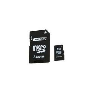  DANE ELEC 2GB MicroSD Flash Card w/ SD Adapter 