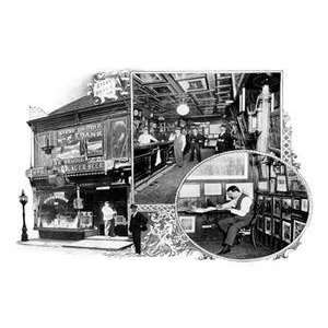  Vintage Art Brodies Saloon, New York City   05427 1: Home 
