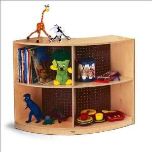 Whitney Bros Curved Children Bookcase Pegback Curved In 