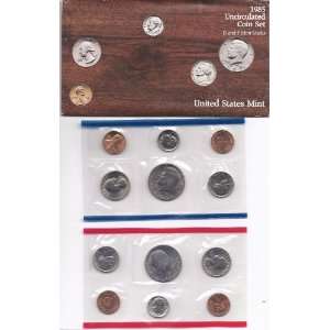  1985 Uncirculated US Mint Coin Set 
