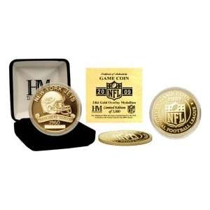  New York Jets 24KT 2009 Gold Game Coin: Sports & Outdoors