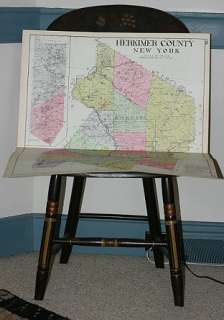 1912 Large Map Herkimer County, New York  