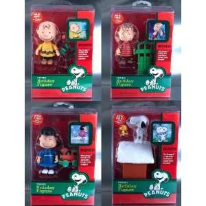 Peanuts Charlie Brown Christmas 2011 Deluxe Mid Scale Action Figures 