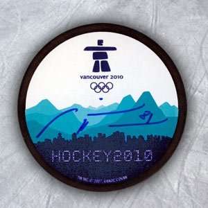  MARIAN HOSSA 2010 Olympic Games Hockey SIGNED Puck Sports 