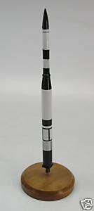 Vanguard Missile US Navy Kiln Dry Wood Model Rocket Big  