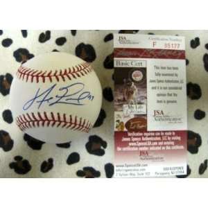  Signed Manny Ramirez Ball   Red Sox dodgers Official Ml W 