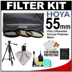  Hoya 55mm 3 Piece Introduction Filter Set (HMC UV 