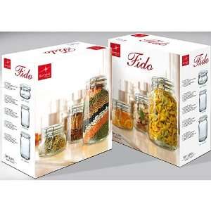 Fido Glass Decorative Jar Set:  Home & Kitchen
