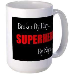  Broker Gift Stock broker Large Mug by  Kitchen 