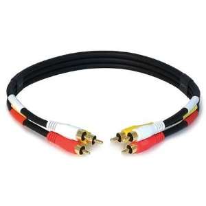   Cables RCA Cables Triple RCA Dubbing Cable,RG59U,1.5 ft. Electronics