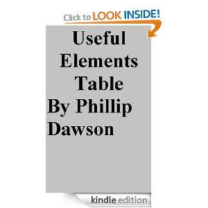 Really Useful Element Table Phillip Dawson  Kindle Store