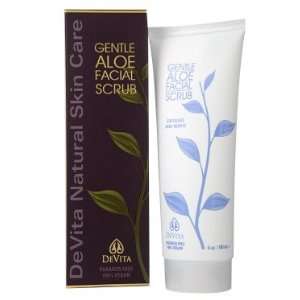    Devita Natural Skin Care Gentle Facial Scrub Aloe Vera 6 Oz Beauty
