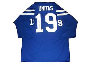 JOHNNY UNITAS AUTO COLTS JERSEY MM MOUNTED MEMORIES  