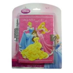   Princess Diary with Lock   Belle, Aurora, and Cinderella: Toys & Games
