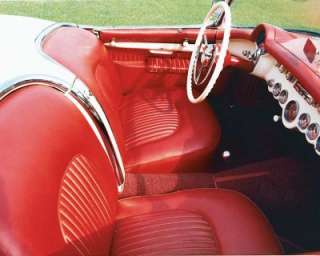 The 1954 Corvette featured bucket seats, a sports car must    even for 