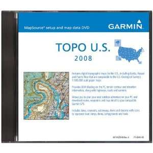 NEW GARMIN 010 11001 01 TOPO US 2008 DVD (COMPATIBLE WITH MAC & PC 