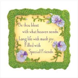  Friendship Blessing Plaque   Style 91036