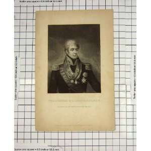 Portrait Vice Admiral Sir David Milne Engraving