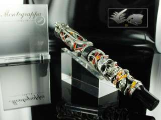 Montegrappa Chaos Silver Fountain Pen by S. Stallone  