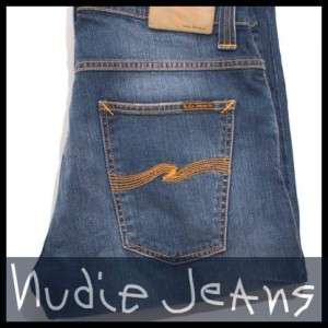 Nudie Jeans THIN FINN Streaky Organic Blue 29x34  