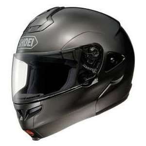   FLIP UP ANTHRACITE METALLIC MOTORCYCLE Full Face Helmet: Automotive