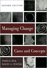 Managing Change Text and Cases, (0256264589), Todd D. Jick, Textbooks 