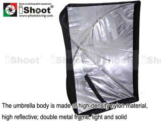 60 × 90cm Portable Reflective Flash Umbrella Softbox