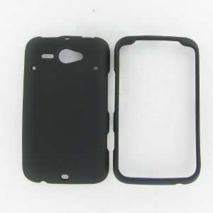  HTC Status/Chacha Black Rubber Protective Case Cell 