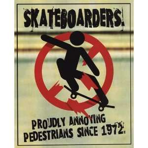  Skateboarders (postercard) HIGH QUALITY MUSEUM WRAP CANVAS 