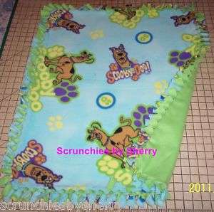 Scooby Doo Aqua Fleece Baby Girl Boy Pet Lap Blanket  