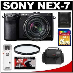  Sony Alpha NEX 7 Digital Camera Body & E 18 55mm OSS Lens 