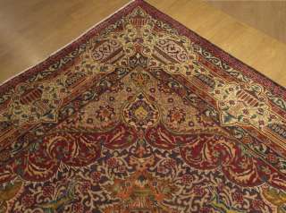 10 x 13 Handmade Carpet Antique Signed Persian Pictorial 