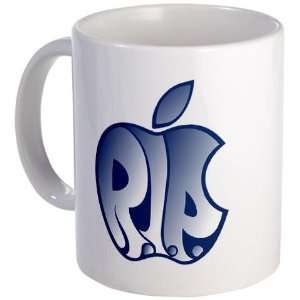  R.I.P. Steve Jobs Cool Blue Apple on an 11oz Ceramic 