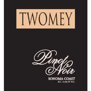  2009 Twomey By Silver Oak Sonoma Coast Pinot Noir 750ml 