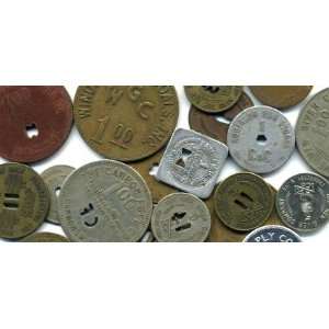  20 Different West Virginia Coal Mine Tokens Toys & Games