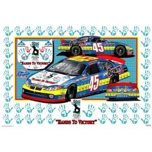  Sam Bass Kyle Petty Hands to Victory Poster: Home 
