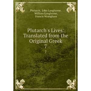   John Langhorne, William Langhorne, Francis Wrangham Plutarch Books
