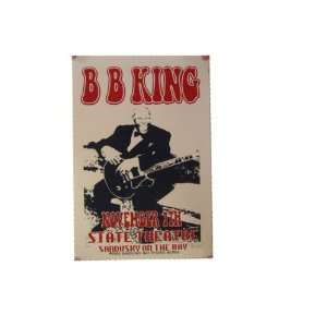  BB King Silkscreen Poster B B B.B. State Theatre 