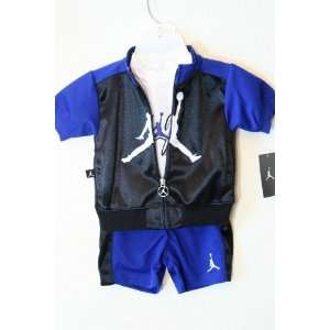  Nike Jordan Infant New Born Baby 3 Piece Sport Jacket, T shirt 