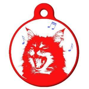 Dog Tag Art Custom Pet ID Tag for Cats   Meow Mix   Small   .875 inch