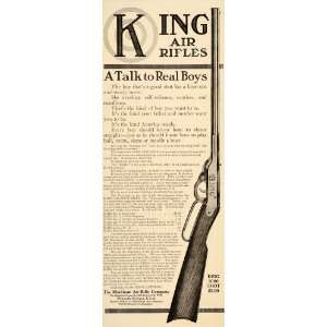   Antique Guns Shoot Ammunition   Original Print Ad