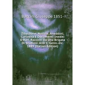   dic. 1889 (Italian Edition) Baccini Giuseppe 1851   Books