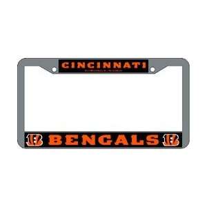  Cincinnati Bengals Chrome License Plate Frame: Sports 